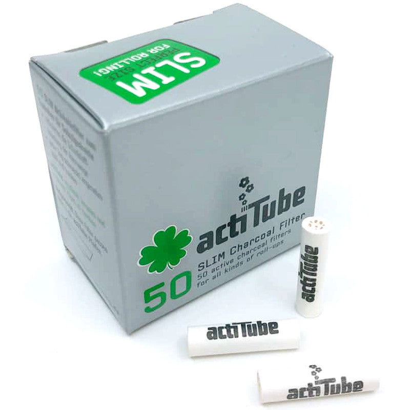10 × 50 Stk. TUNE ActiTube Aktivkohlefilter 7mm SLIM