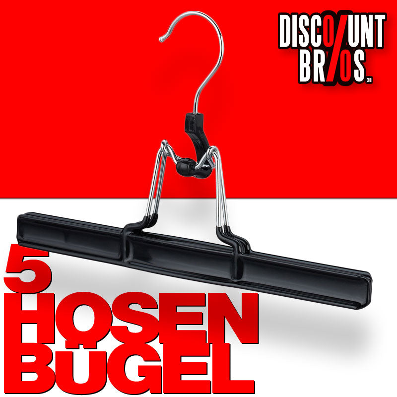 Metall Hosenspanner HOSENBÜGEL Kleiderbügel 5er-Set