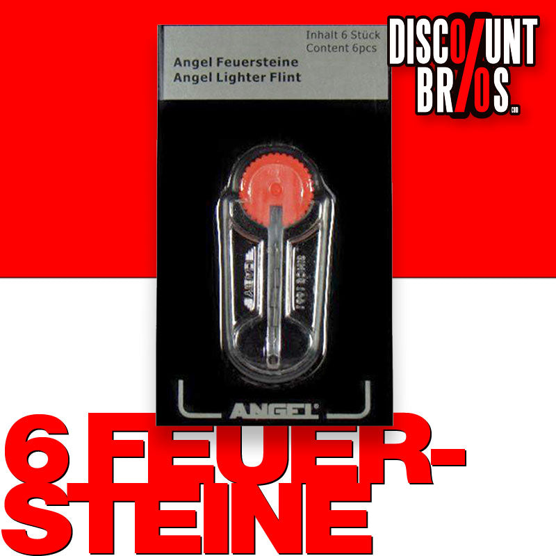 6 FEUERSTEINE für Feuerzeuge