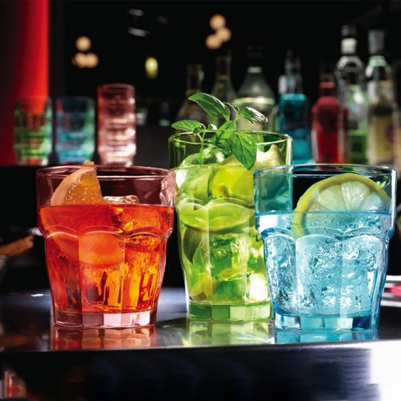 6er-Set Trinkgläser Glas TRINKGLAS Bormioli Rocco – Rock Bar 6×39cl