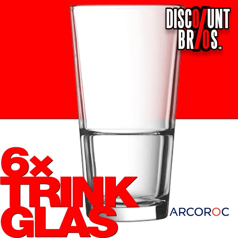 6er-Set Trinkgläser Glas TRINKGLAS Arcoroc ARC 6×29cl