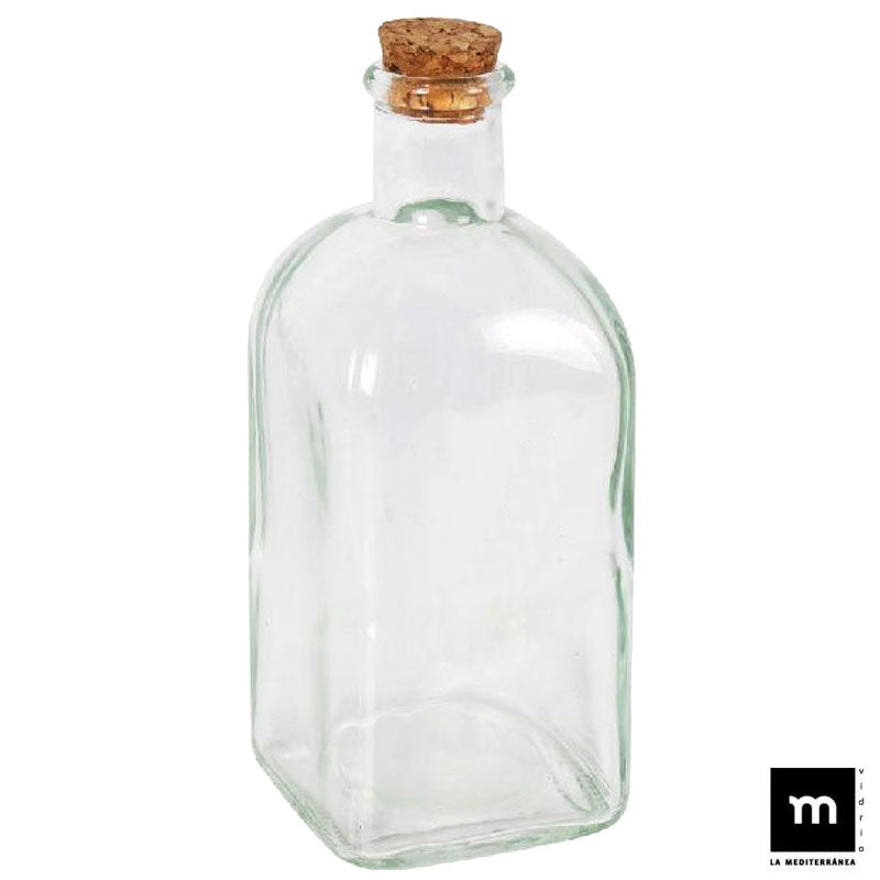700ml Flasche GLASFLASCHE mit KORKEN von LA MEDITERRANEA