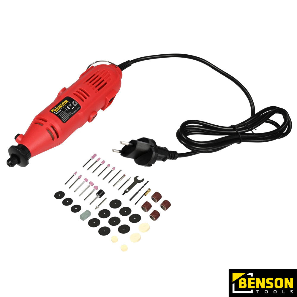 BENSON Multi Schleifer MULTI TOOL 135W mit 41 Zubehörteilen im Koffer