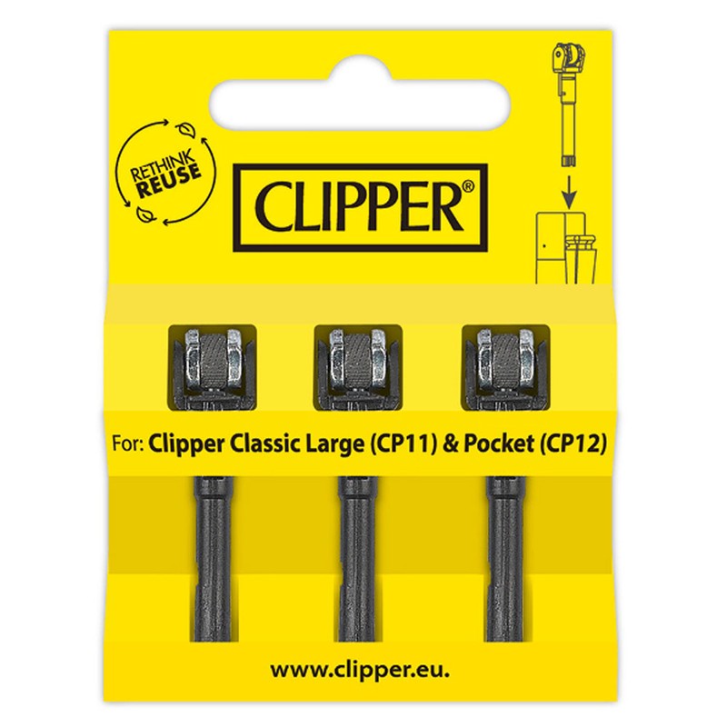 12er-Tray 3er Blister FLINTSYSTEM für Feuerzeuge von CLIPPER