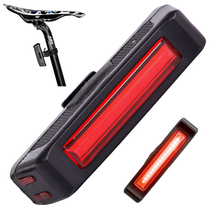 Aufladbares Rücklicht COB LED VELOLICHT Fahrrad Rückleuchte mit Akku ROT