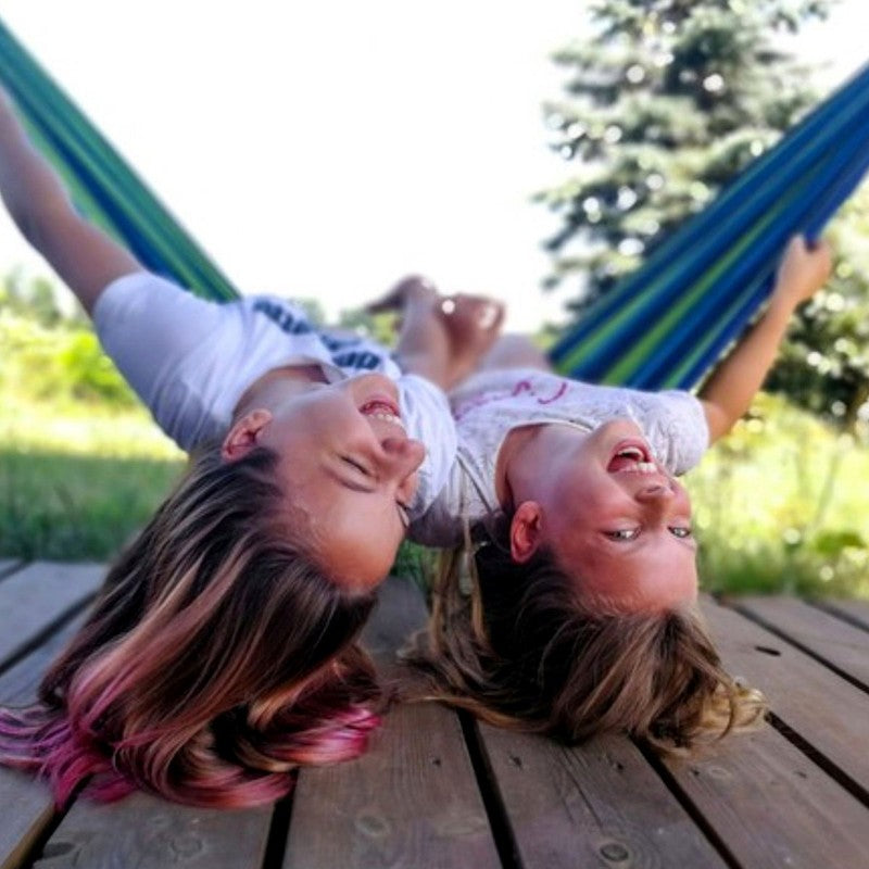 Farbenfrohe HÄNGEMATTE für zwei Personen von Gardlov -150 kg
