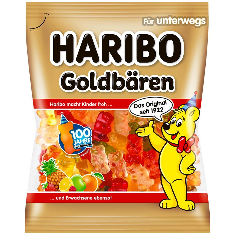 10 × Haribo Goldbären GUMMIBÄRLI 100g/1kg