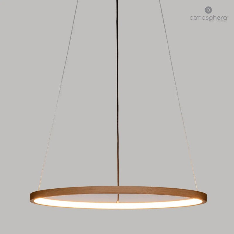 Hängelampe aus Bambus DECKENLEUCHTE Finn-Serie von Atmosphera Ø50cm