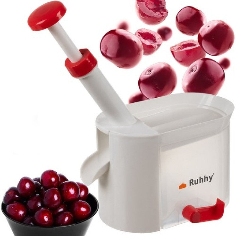 Kirschentkerner CHRIESI ENTKERNER Kirschkernentferner mit Saugnapf