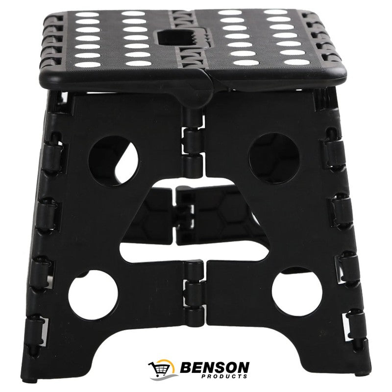 Klappbarer Hocker MINI KLAPPTRITT Klapphocker SCHWARZ