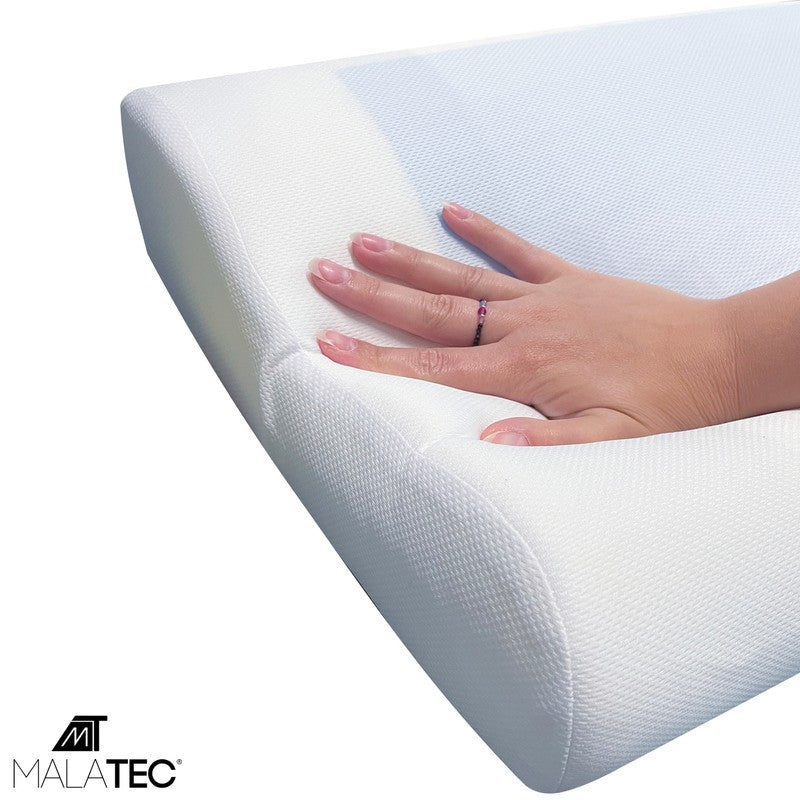 Orthopädisches NACKENKISSEN Kissen Kopfkissen mit Memory Foam und Kühlgel für entspannten Schlaf