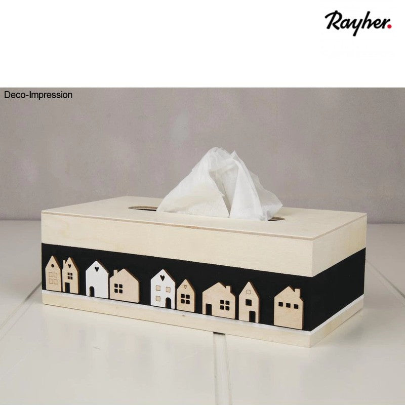 Tücherbox Tissues Box KOSMETIKTÜCHERBOX aus unbehandeltem FSC-Holz zum dekorieren