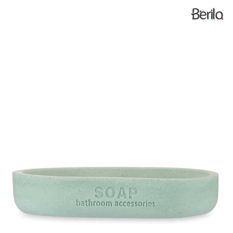 Seifenablage SEIFENSCHALE mit Bambuseinlage und Bambusharz MINT oder SCHWARZ