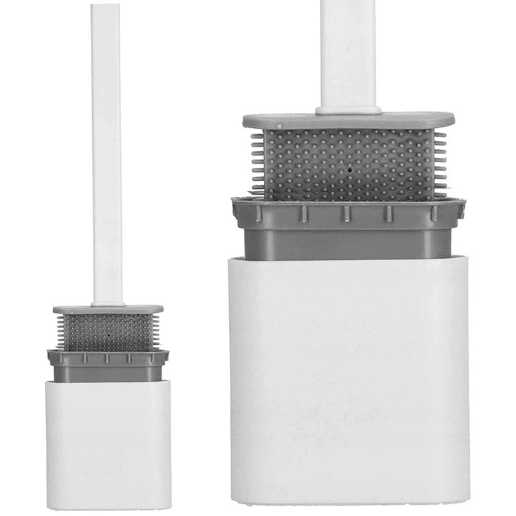 Design Toilettenbürste Silikon WC-BÜRSTE WC-Garnitur mit Wandhalterung