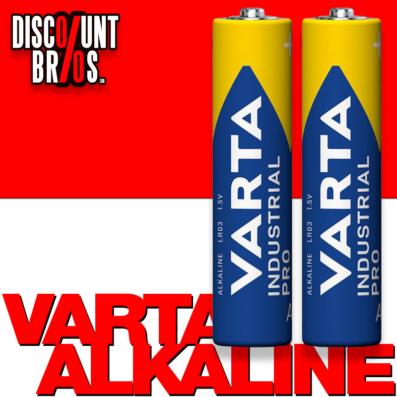 VARTA 4003 Industrial Alkaline Batterien AAA Micro LR03 2er Pack