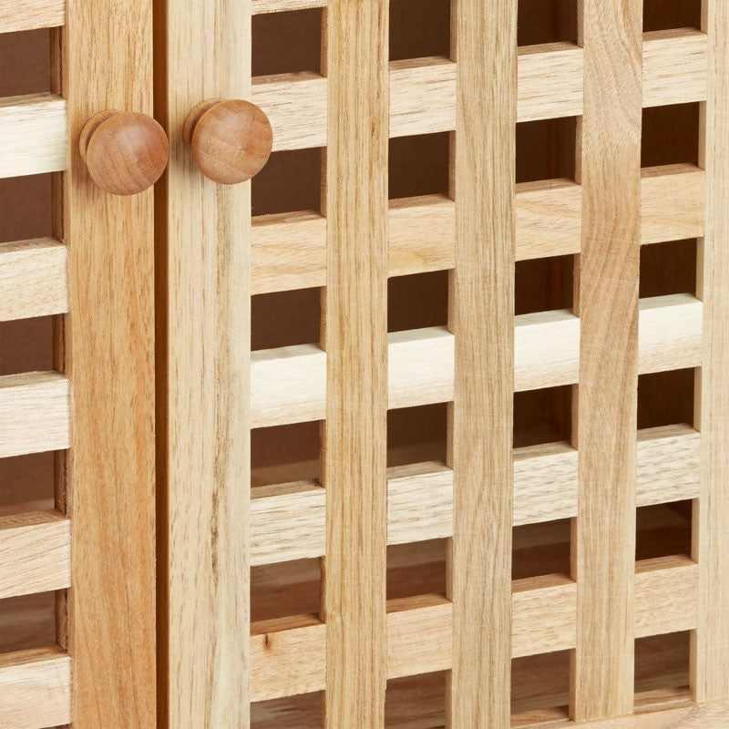 Waschbeckenunterschrank UNTERSCHRANK Waschbeckenschrank aus Walnuss