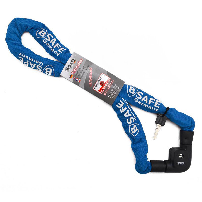MASSIVES Mofa- Motorrad- Veloschloss KETTENSCHLOSS 7 × 120cm von B-SAFE