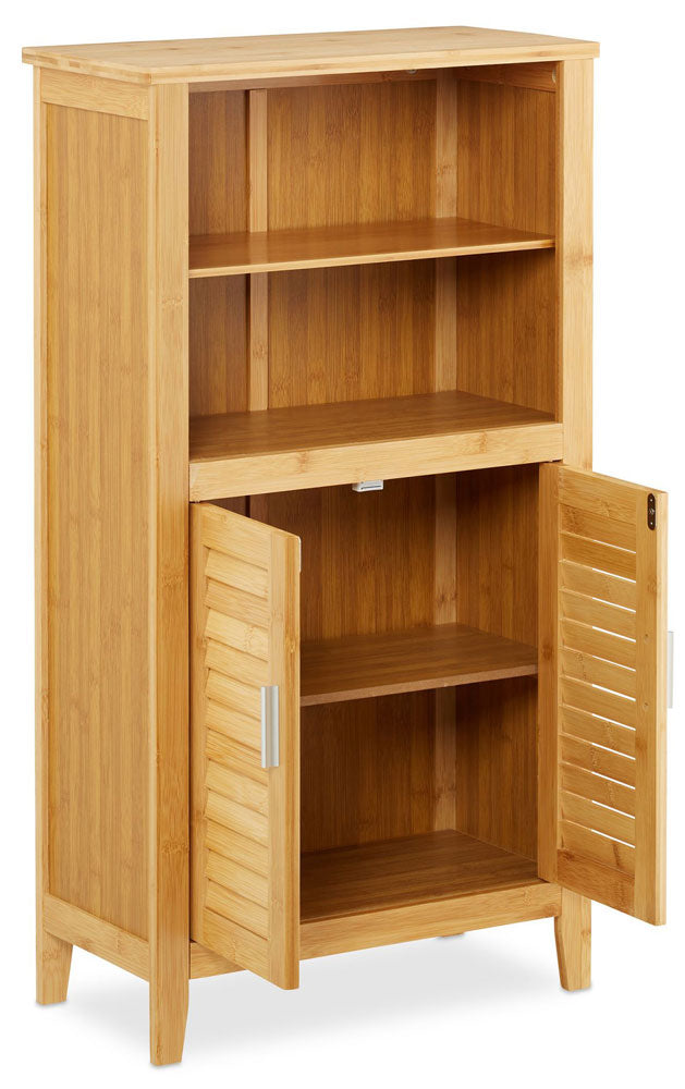 Badezimmerschrank SCHRANK aus Bambusholz LAMELL
