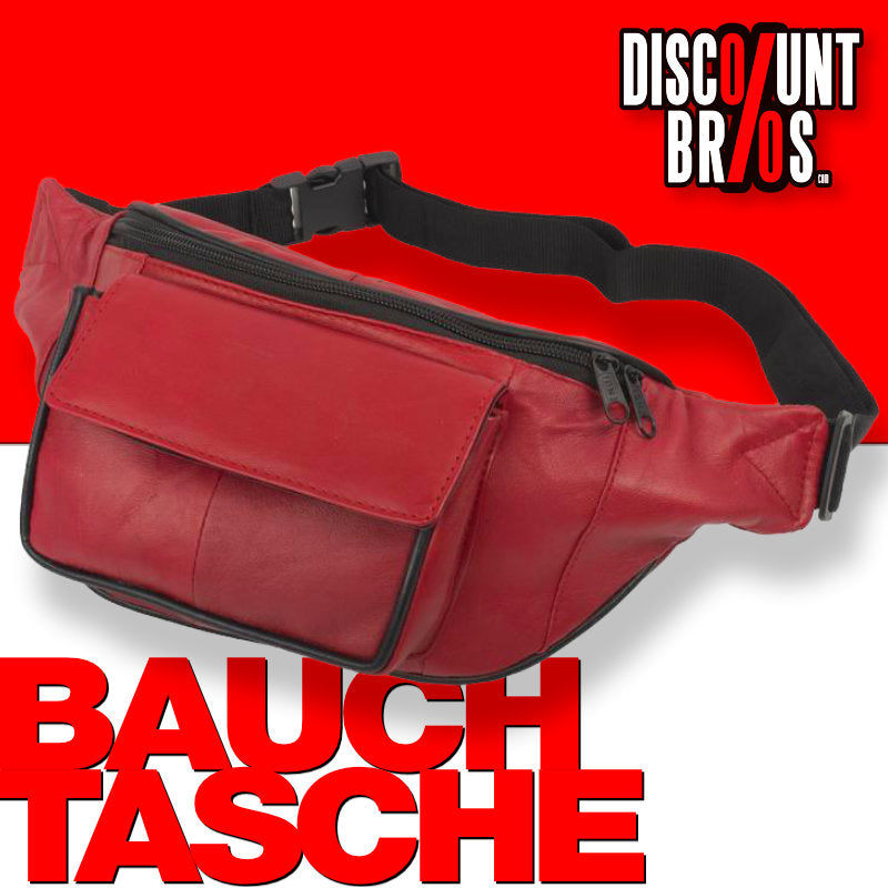 Gürteltasche BAUCHTASCHE Belt Bag aus Nappa-Leder
Brieftasche PORTEMONNAIE Geldbörse aus Nappa-Leder Echtleder