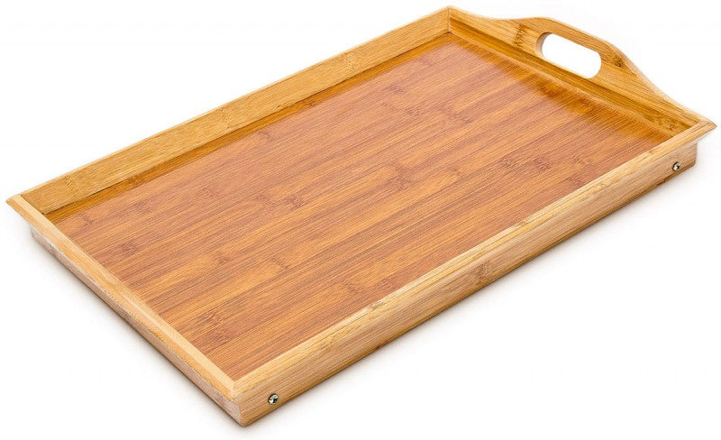 BETT-TABLETT Betttablett klappbares Tablett aus Bambus lackiert