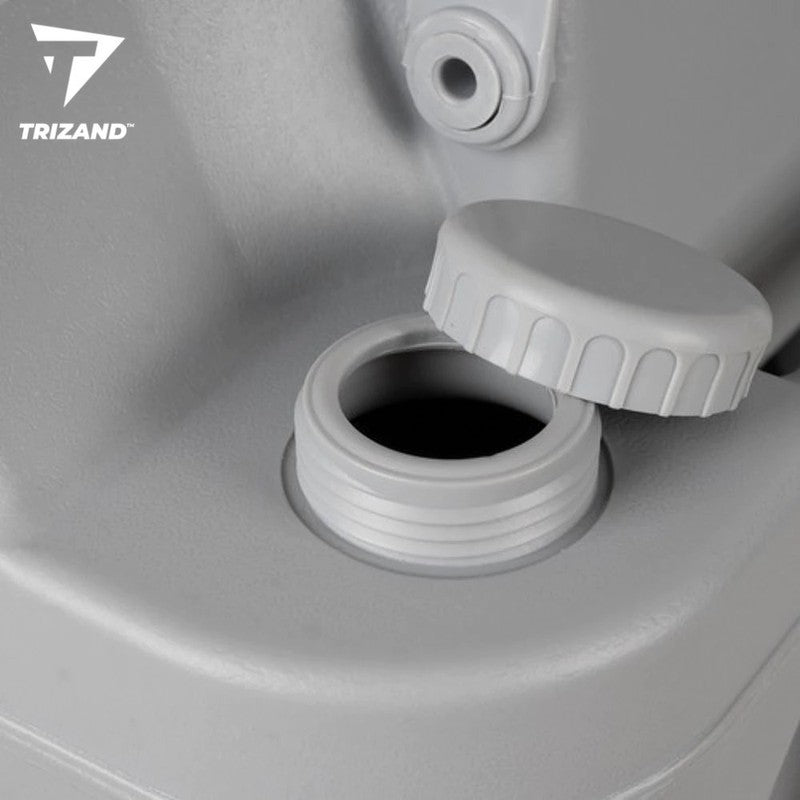 Mobile Campingtoilette TOILETTE mit Spülfunktion, Outdoor WC, Reise WC, Wohnmobil, Bootstoilette, Notfalltoilette