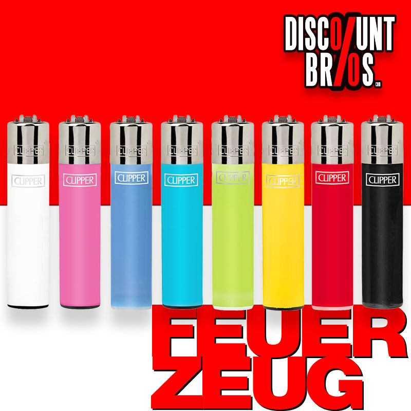 10 Stk. Clipper® Mehrwegfeuerzeug CP11 FEUERZEUG Solid Branded