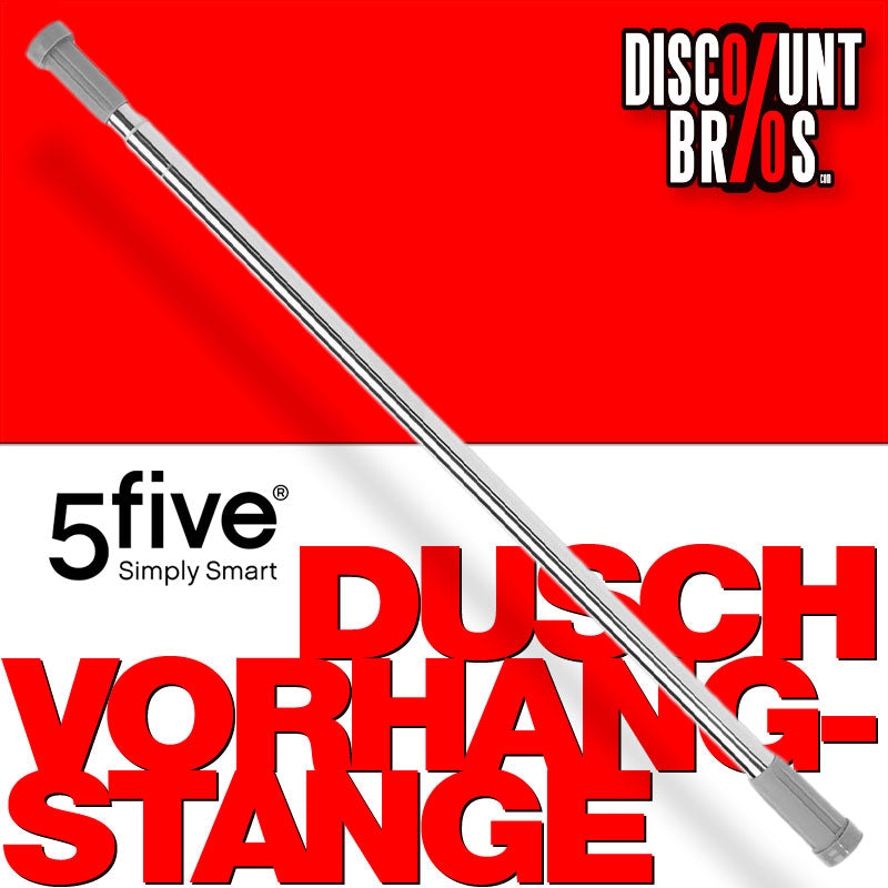 Teleskop Duschstange DUSCHVORHANGSTANGE Vorhangstange Teleskopstange Kleiderstange aus Edelstahl Poliert 70-120cm