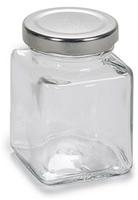 10er-Set 100ml EINMACHGLÄSER Einmachglas Konfitürenglas GLAS WÜRFEL ECKIG