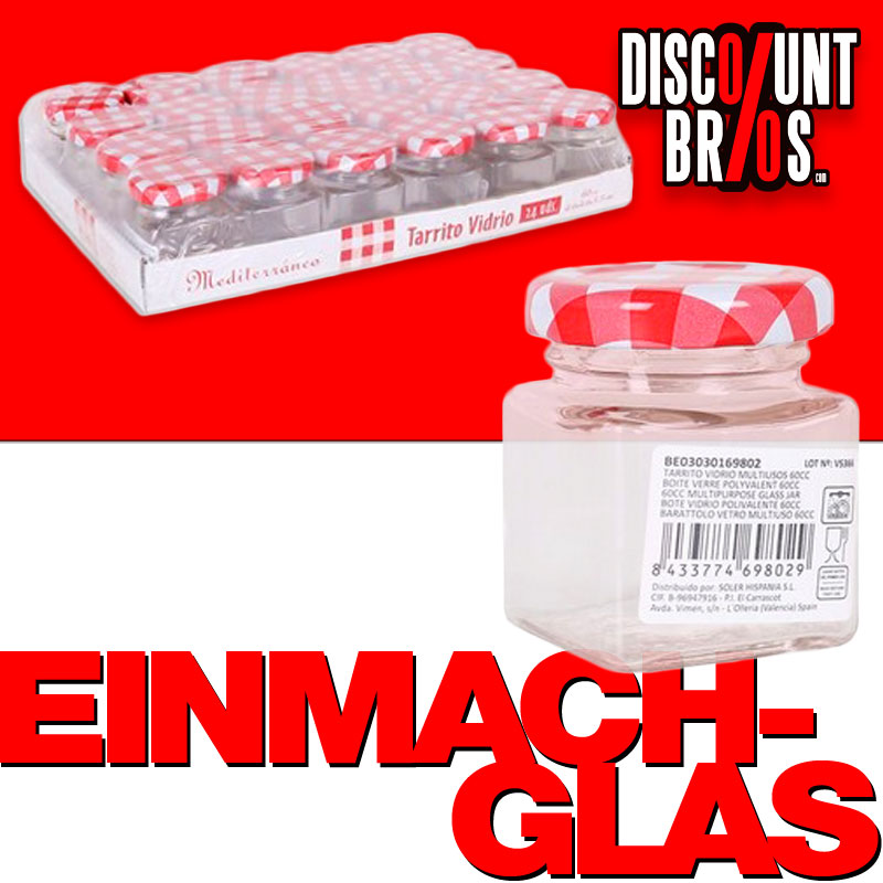 24er-Set 60ml EINMACHGLÄSER Einmachglas Konfitürenglas GLAS WÜRFEL ECKIG