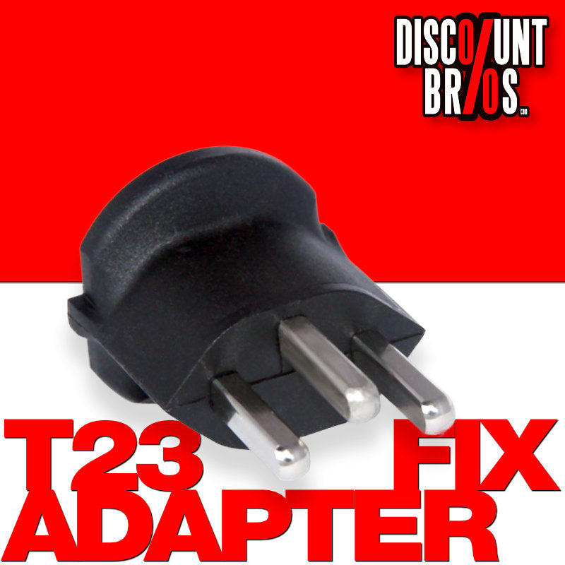 10 Stk. Permanent Fixadapter Fix-Adapter Stecker SCHUKO ( Typ F CEE 7 ) zu Schweiz ( Typ 23 T23 16A )