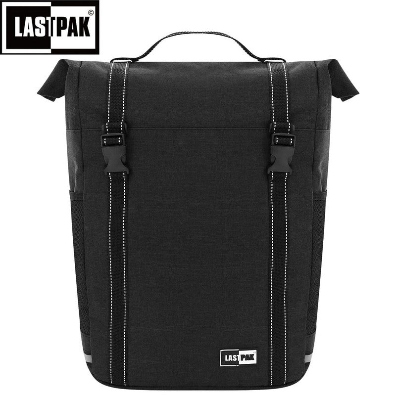 LASTPACK Velo- Fahrrad-GEPÄCKTASCHE Fahrradtasche für Gepäckträger 15l SCHWARZ