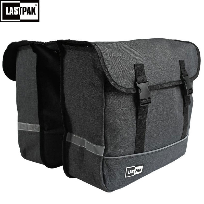 LASTPACK Velo- Fahrrad- DOPPEL- GEPÄCKTASCHEN Canvas Fahrradtasche für Gepäckträger 35l