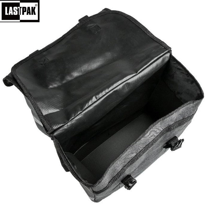 LASTPACK Velo- Fahrrad- DOPPEL- GEPÄCKTASCHEN Canvas Fahrradtasche für Gepäckträger 35l BLAU