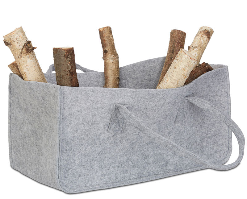 Tragetasche FILZTASCHE Tasche für Kaminholz aus Filz 50×25×25cm