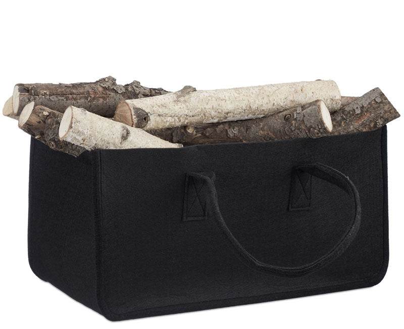 Tragetasche FILZTASCHE Tasche für Kaminholz aus Filz 50×25×25cm