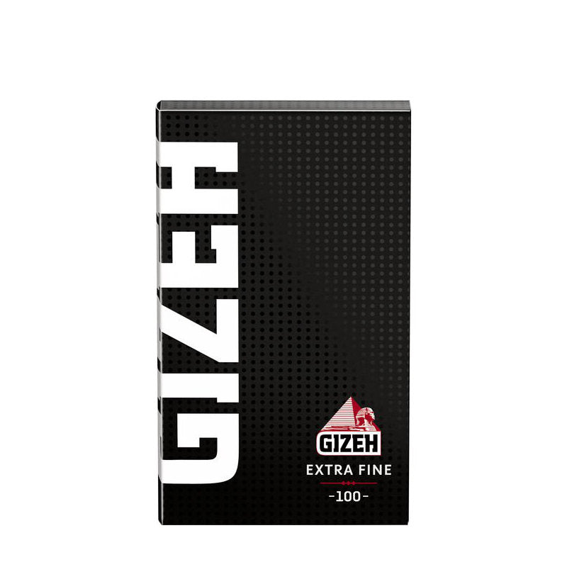 10 × GIZEH Black Extra Fine Magnet Papers Zigarettenpapier Double Window 100 Blatt 68×36mm