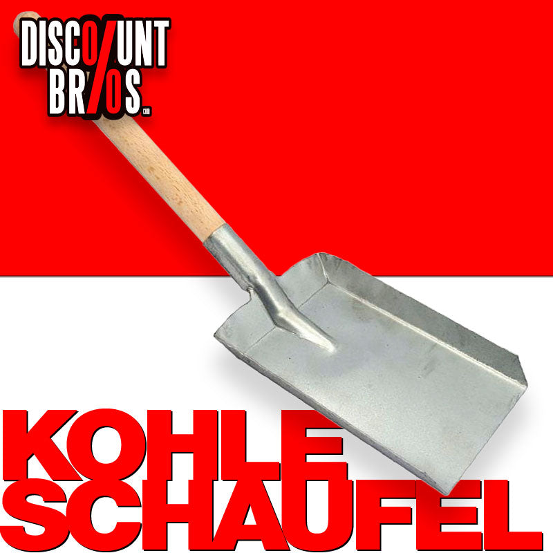 Schaufel Kohleschaufel KEHRSCHAUFEL Metallschaufel mit Holzstiel