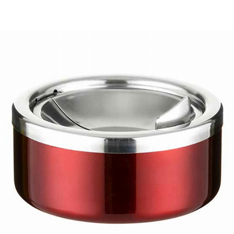 Kippaschenbecher KLAPP-ASCHENBECHER Edelstahl Aschenbecher Ø12cm