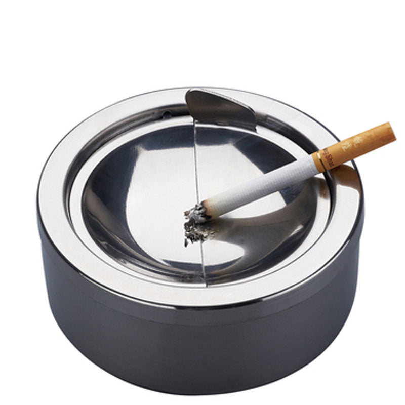 Kippaschenbecher KLAPP-ASCHENBECHER Edelstahl Aschenbecher Ø12cm