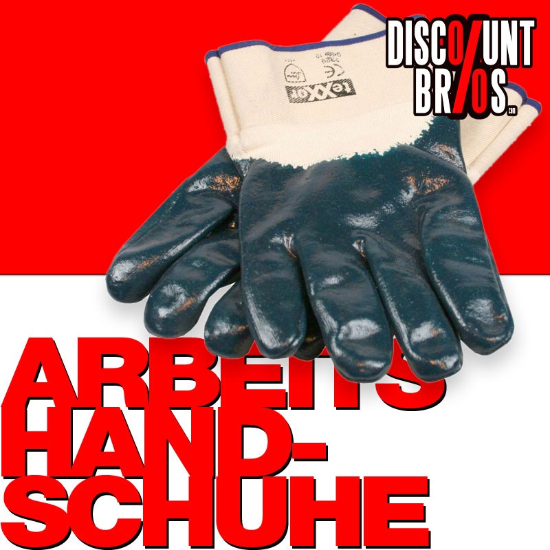 Arbeitshandschuhe NITRIL-HANDSCHUHE Riggerhandschuhe Gr. 10 XL