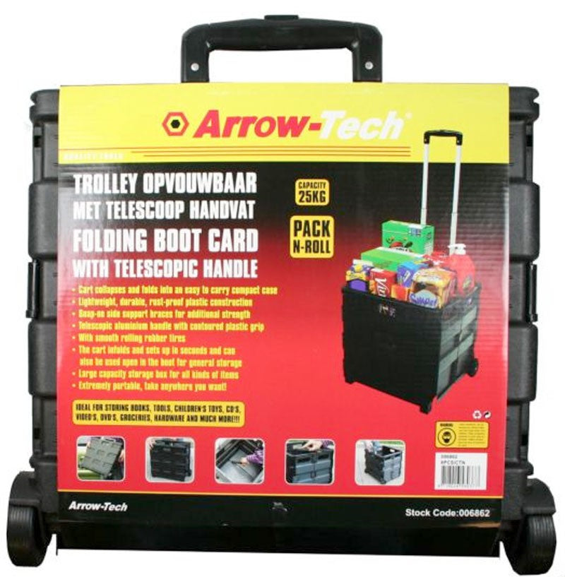 Klappbarer EINKAUFS-TROLLEY Einkaufswagen Transportroller Einkaufstrolley bis 25kg