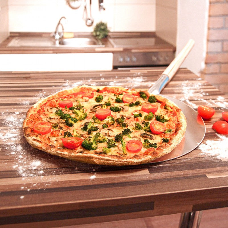 Runde PIZZASCHAUFEL Brot- und Pizzaschieber