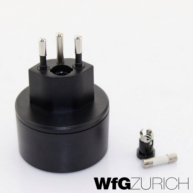 10 Stk. Reiseadapter Übergangs-Stecker SCHUKO (Typ F CEE 7) > Schweiz/CH (T12)