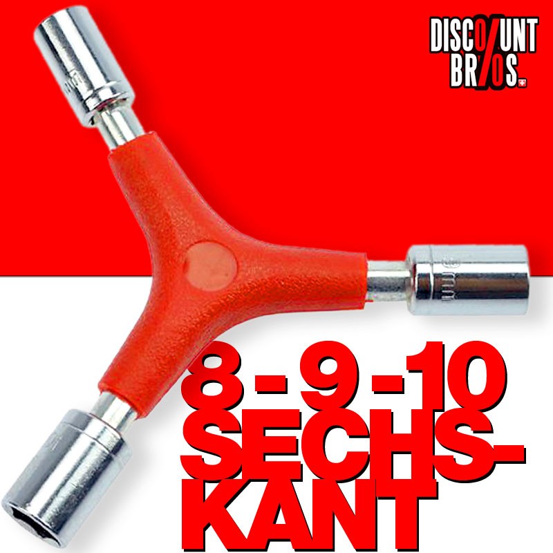 3er Stern Steckschlüssel SECHSKANT 8/9/10