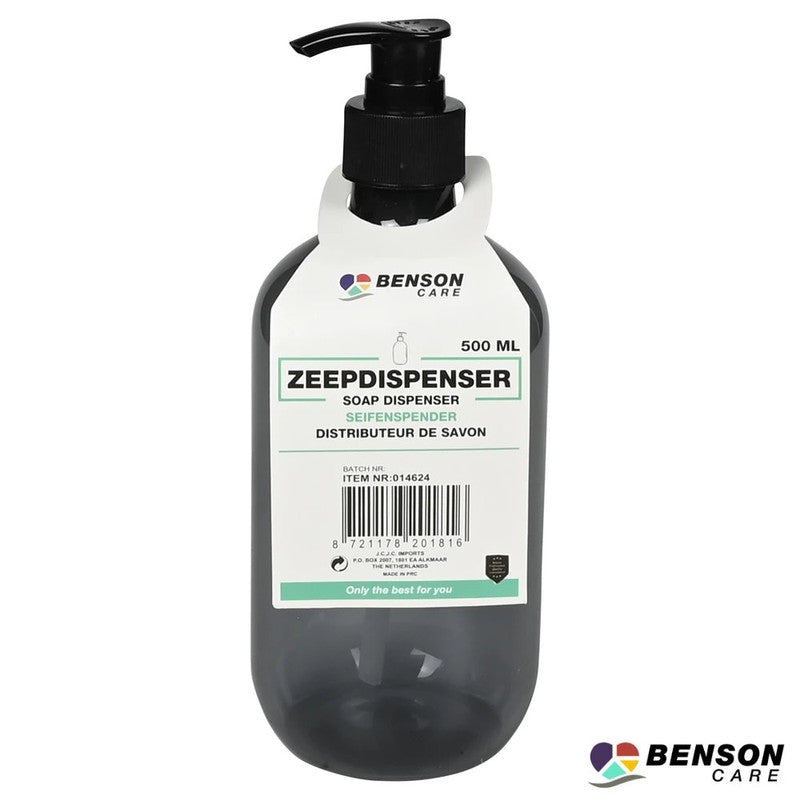 Benson Care SEIFENSPENDER Portionierer Kunststoff BLAUGRAU 500ml