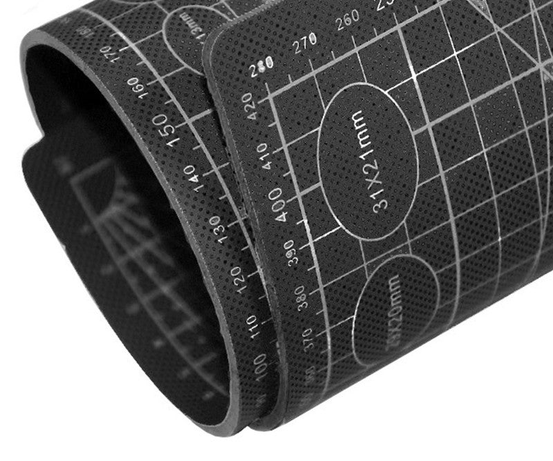Selbstheilende Schneidematte CUTTING MAT Bastelmatte mit Skala doppelseitig SCHWARZ A3 30×45cm