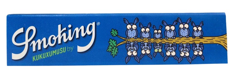 50 × SMOKING kukuxumusu King Size Ultra Fine Papers 33 Blatt Zigarettenpapier 108×44mm