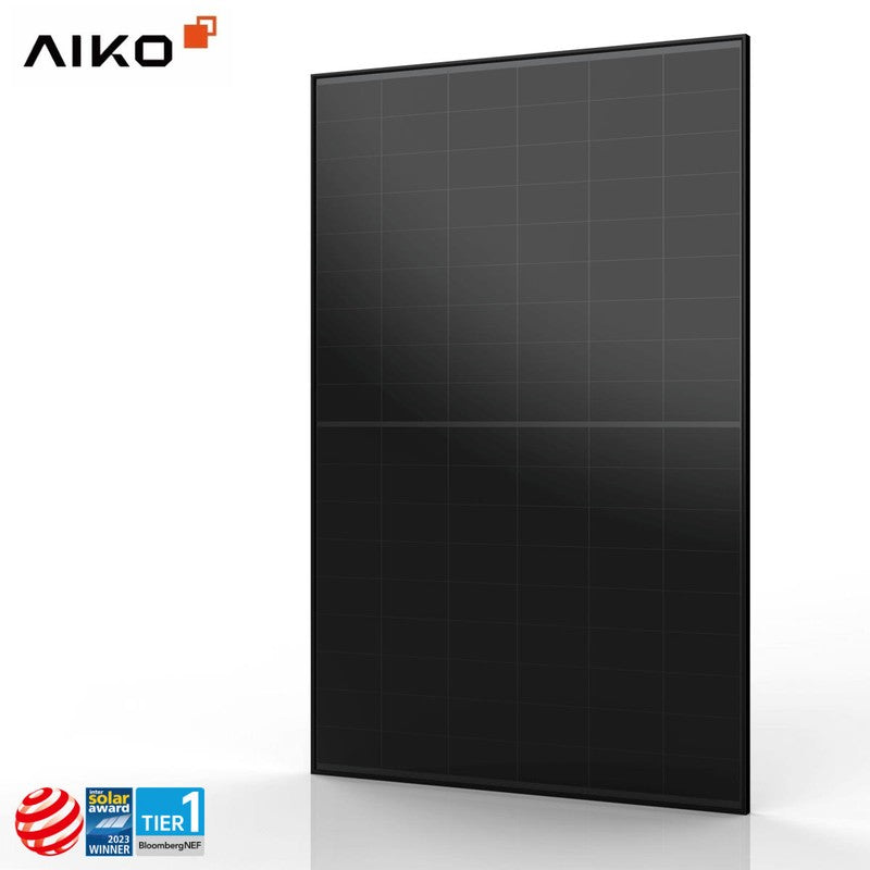 Aiko Neostar 2S+  SOLARMODUL 465W N-Type ABC, 54 Zellen, ganz schwarz, Doppelglas, Gen 2