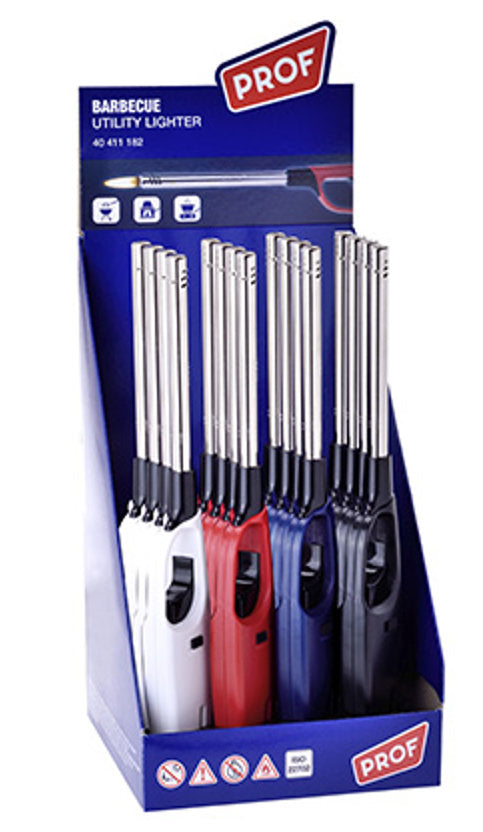 12er DISPLAY PROF Feuerzeug XL STABFEUERZEUG 275mm