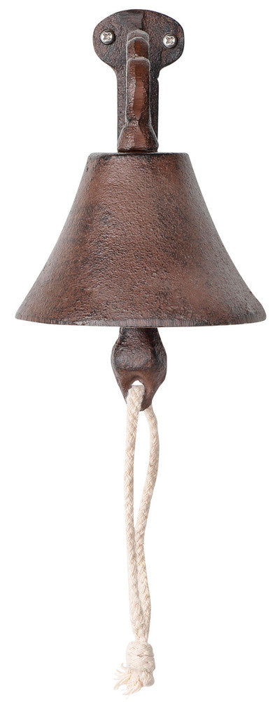 Türglocke GLOCKE mit Wandhalterung aus Gusseisen